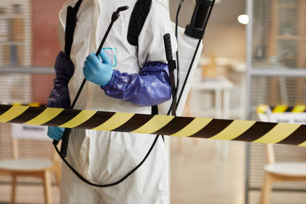 Professional Biohazard Cleanup technician working in Henniker, NH
